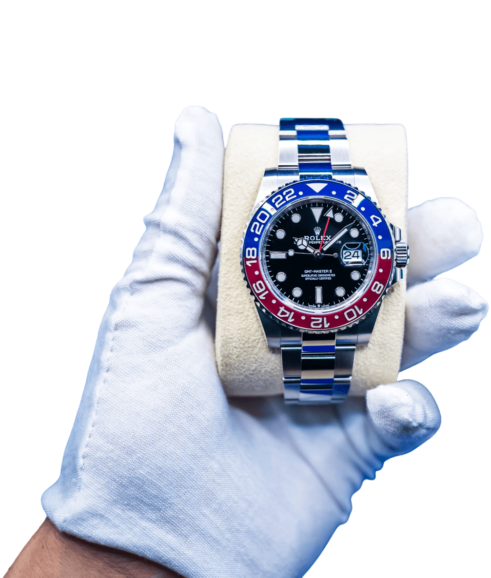Luxury watch hand